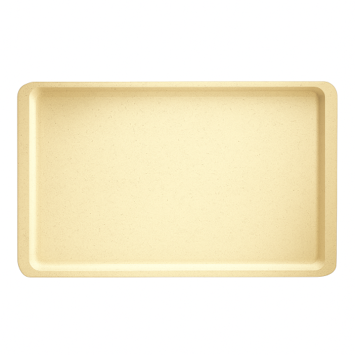 Plateau Gn1/1 ZÉNITH 53x32,5 Polyester Miel Moucheté - Henri Julien