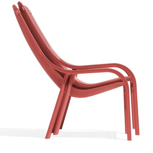 Fauteuil lounge NET Corail - Henri Julien