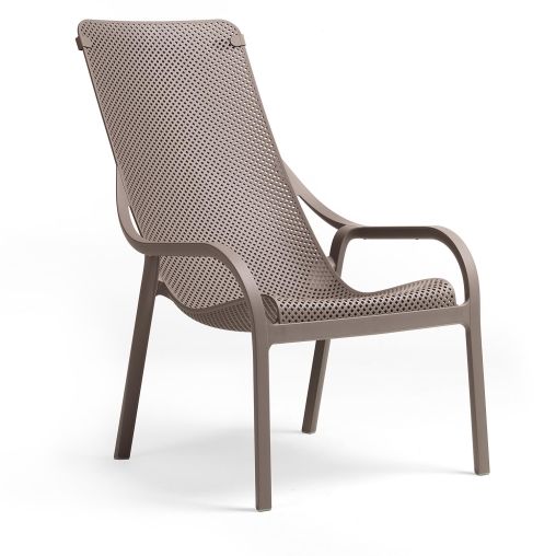 Fauteuil lounge NET Tourterelle - Henri Julien