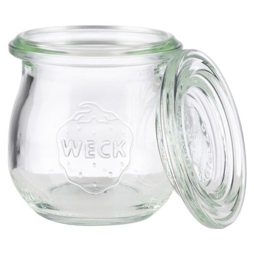 Verrine en verre WECK + couvercle Ø53xh60mm 7,5cl - APS - Henri Julien