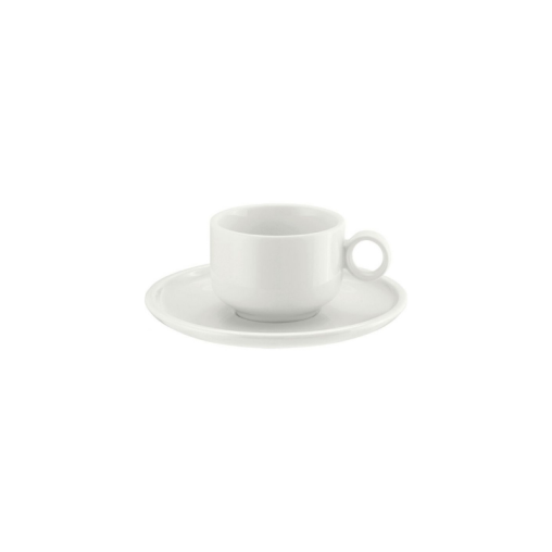 Soucoupe pour tasse 9cl SHIRO Ø130mm Blanc - Henri Julien