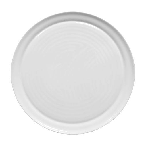 Assiette à Pizza Ø320mm Empilable Verre Trempé Blanc - Arcoroc - Henri Julien