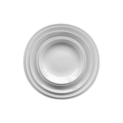 Assiette Dessert SELF PRO 128x125mm Porcelaine Blanc - Henri Julien