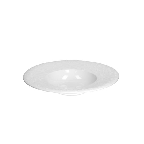 Assiette bassin creux JASMIN Ø250xh50mm Blanc - Henri Julien