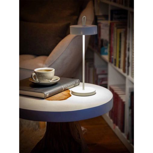 Lampe de table CLEO h30,5cm Blanc - APS - Henri Julien