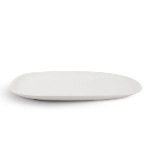 Assiette ovale CERES 330x230mm Porcelaine Blanc - Fine2Dine - Henri Julien