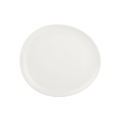 Assiette ovale CERES 254x228mm Porcelaine Blanc - Fine2Dine - Henri Julien