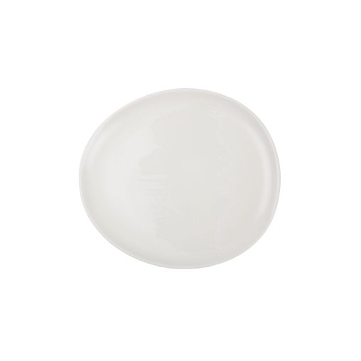 Assiette ovale CERES 210x185mm Porcelaine Blanc - Fine2Dine - Henri Julien