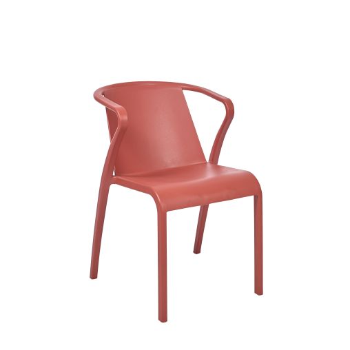 Fauteuil FADO Polypropylène 52x56xh76cm Brick - Ezpeleta - Henri Julien