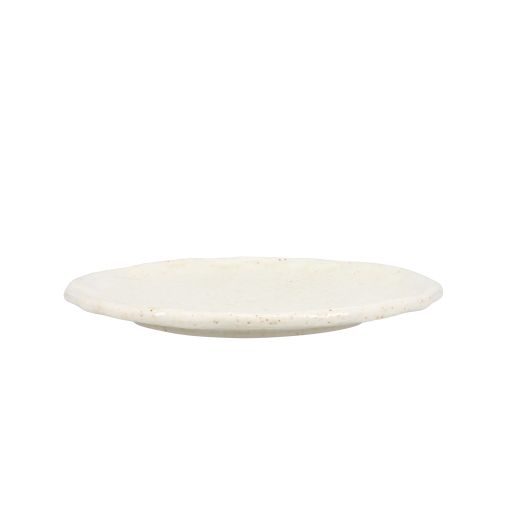 Assiette plate VITA Ø280mm Porcelaine Beige - Henri Julien