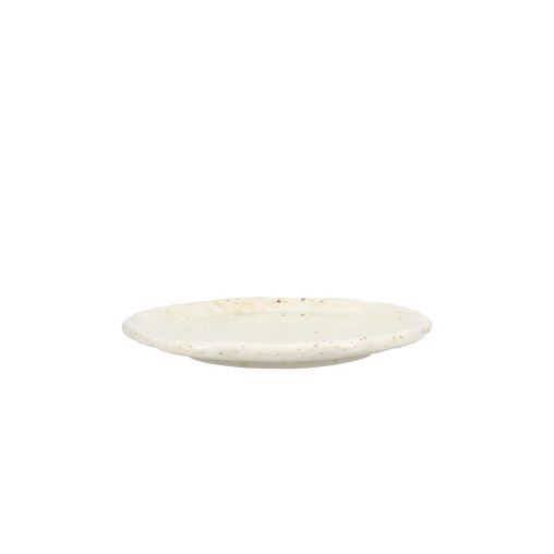 Assiette plate VITA Ø210mm Porcelaine Beige - Henri Julien