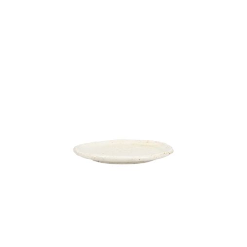 Assiette plate VITA Ø150mm Porcelaine Beige - Henri Julien