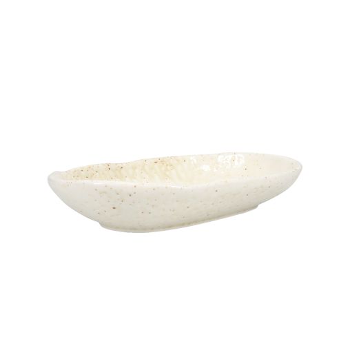 Assiette creuse ovale VITA 275x195xh50mm Porcelaine Beige - Henri Julien