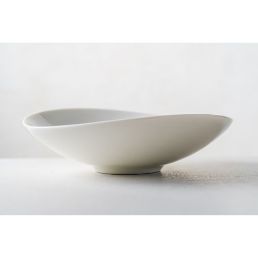 Assiette creuse CONTOUR Ø270xh55mm Porcelaine Blanc - Henri Julien