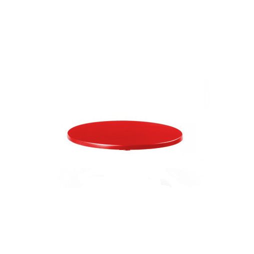 Plateau de table WERZALIT Ø60cm Rouge - Henri Julien