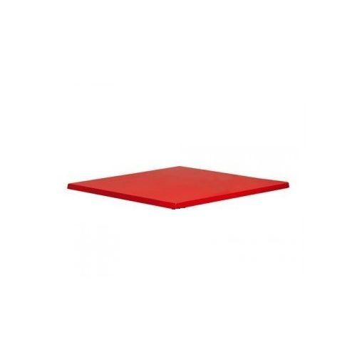 Plateau de table WERZALIT 60x60cm Rouge - Henri Julien