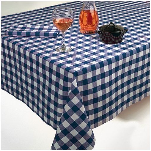 Nappe Tissu Capri Bleu - Henri Julien