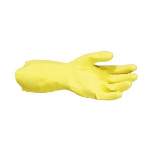 Paire de Gants de Ménage Latex Jaune Taille M - Henri Julien