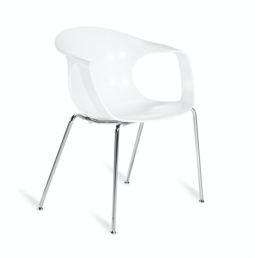 Fauteuil Manhattan 4 pieds Blanc - Henri Julien