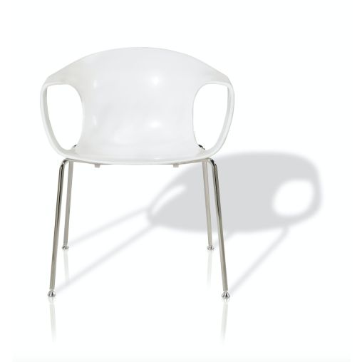 Fauteuil Manhattan 4 pieds Blanc - Henri Julien