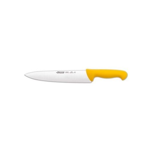 Couteau de Cuisine Acier Nitrum 30cm Jaune - Henri Julien