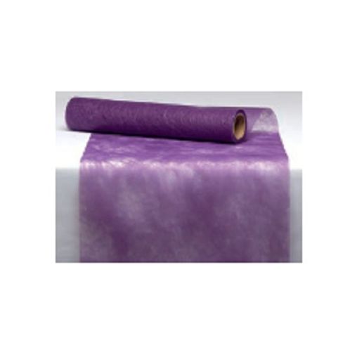 Rouleau 10m Chemin de Table Polytulle Violet - Henri Julien