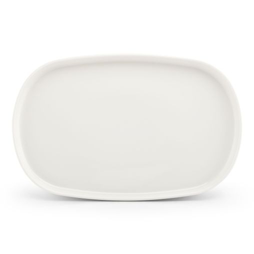 Assiette ovale PILA 340x220mm Porcelaine Blanc - Henri Julien