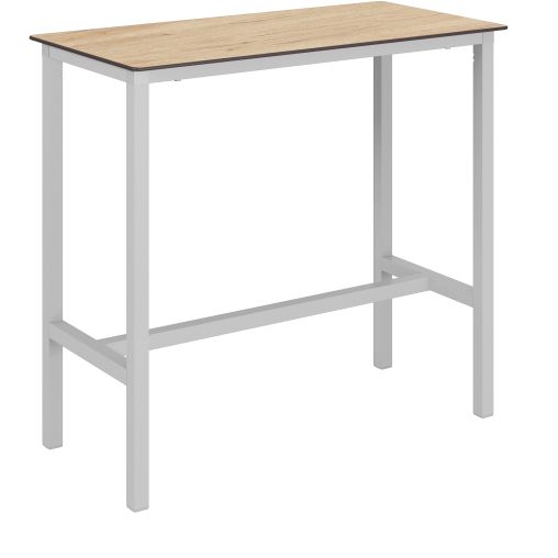 Table haute URBAN 120x60xh110cm Oak et White - Ezpeleta - Henri Julien