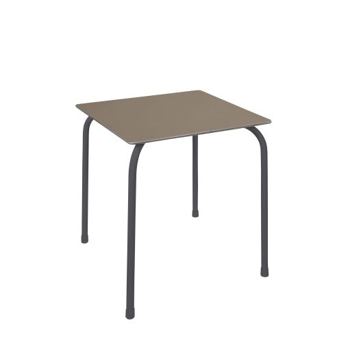 Table RODAS 70x70xh73cm Taupe et Anthracite - Ezpeleta - Henri Julien