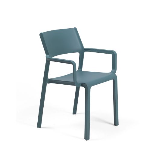 Fauteuil TRILL Polypropylène 58,5x53,5xh82,5cm Lavande - Henri Julien