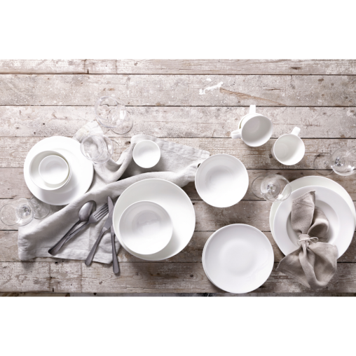 Assiette plate BLANC DE BLANC Porcelaine Ø200mm - Henri Julien