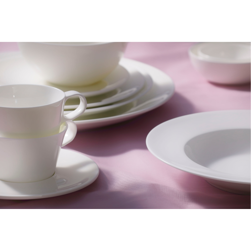 Assiette creuse BLANC DE BLANC Porcelaine Ø235mm - Henri Julien