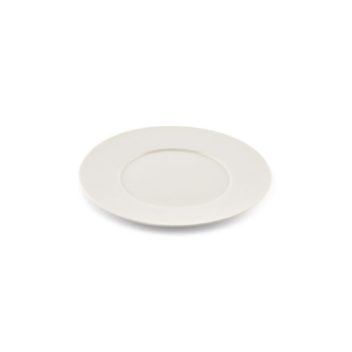 Assiette plate GRAVURE Ø205mm Porcelaine Blanc - Henri Julien