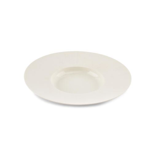 Assiette bassin creux GRAVURE Ø260xh40mm Porcelaine Blanc - Henri Julien