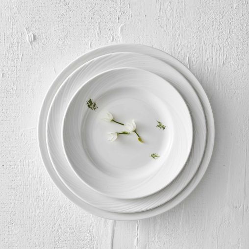 Assiette plate SPYRO Ø203mm Porcelaine Blanc - Steelite - Henri Julien