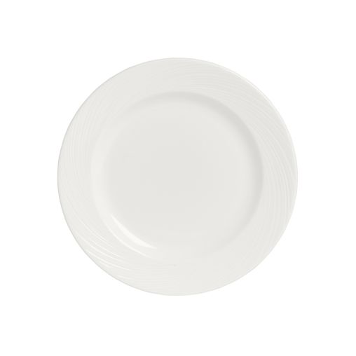 Assiette plate SPYRO Ø255mm Porcelaine Blanc - Steelite - Henri Julien