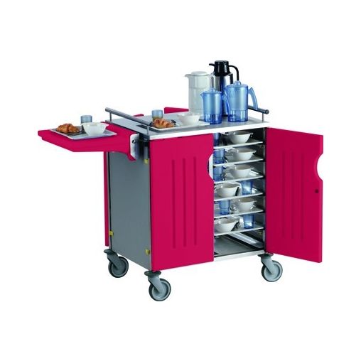 Chariot Gastro Inox 2 compartiments Framboise - Saint Romain - Henri Julien