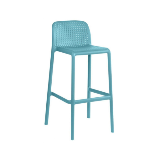 Tabouret haut BORA Bleu céleste - Henri Julien