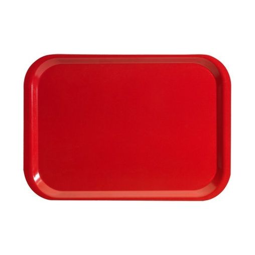 Plateau Fast Food CHIC 37,5x26,5 Rouge - Henri Julien