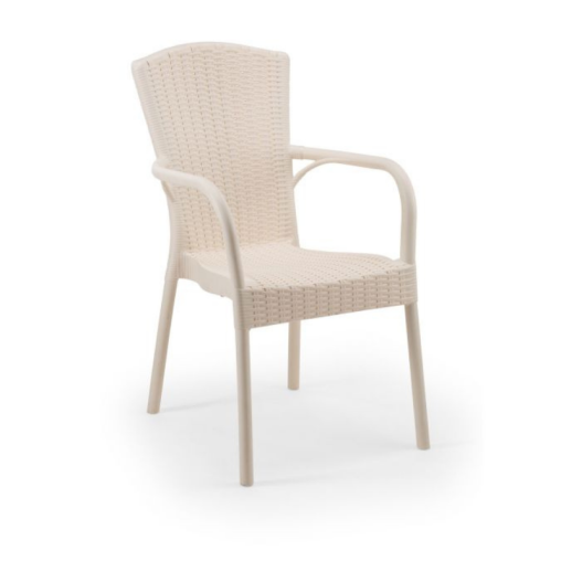 Fauteuil ROYAL Blanc crème - Henri Julien