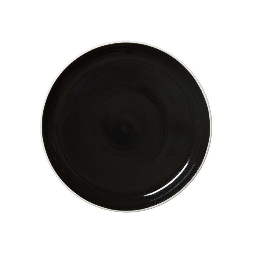 Assiette plate NYX Ø253mm Alumine Noir et blanc - Steelite - Henri Julien