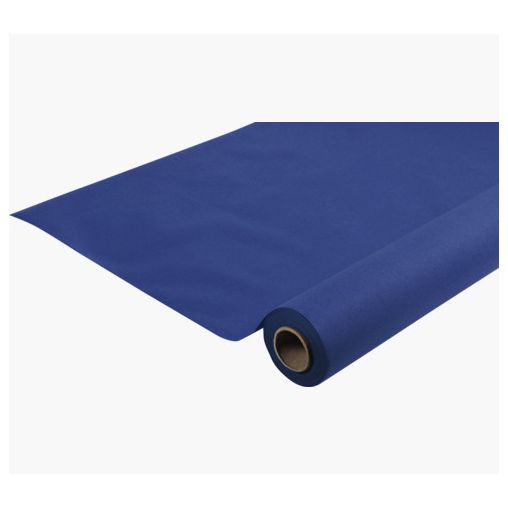 Nappe Rouleau Papier non Tissé Airlaid - 15x1,20m - Bleu Marine - Henri Julien