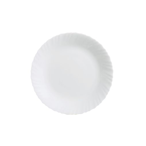 Assiette creuse PRIMA FESTON Ø225mm Verre Trempé Blanc Arcoroc - Henri Julien