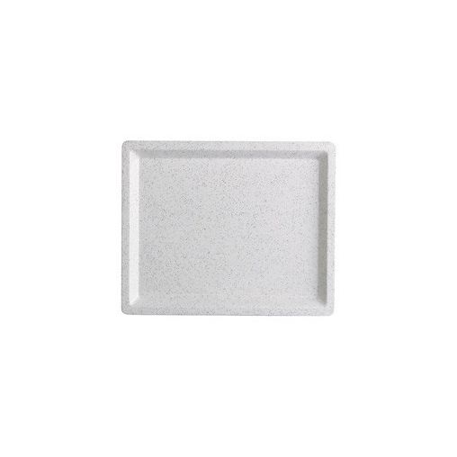 Plateau Gn1/2 ZÉNITH 32,5x26,5 Polyester Poivre Blanc - Henri Julien