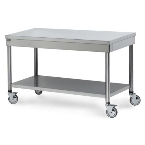 Table de Travail inox Centrale 1800X700 Mobile - Henri Julien