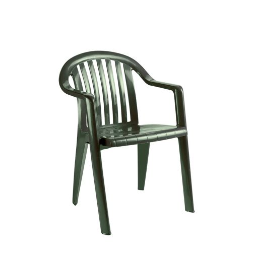 Fauteuil MIAMI Polypropylène 56x58xh80cm Vert amazonie - Grosfillex - Henri Julien