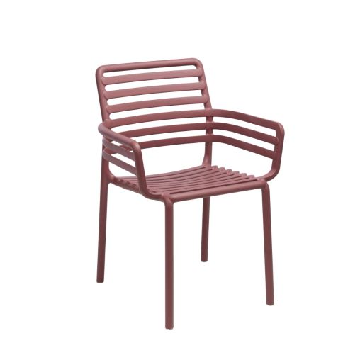 Fauteuil DOGA Polypropylène 60x56,5xh83,5cm Marsala - Nardi - Henri Julien