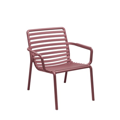 Fauteuil relax DOGA Polypropylène 70,5x75xh77cm Marsala - Nardi - Henri Julien