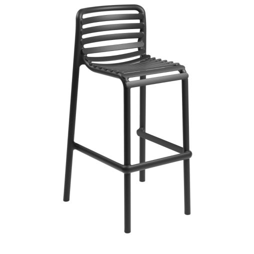 Tabouret DOGA Polypropylène 51x49,5xh100cm Anthracite - Nardi - Henri Julien