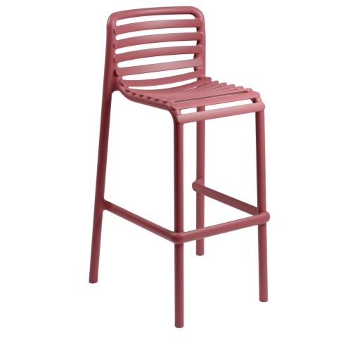 Tabouret DOGA Polypropylène 51x49,5xh100cm Marsala - Nardi - Henri Julien